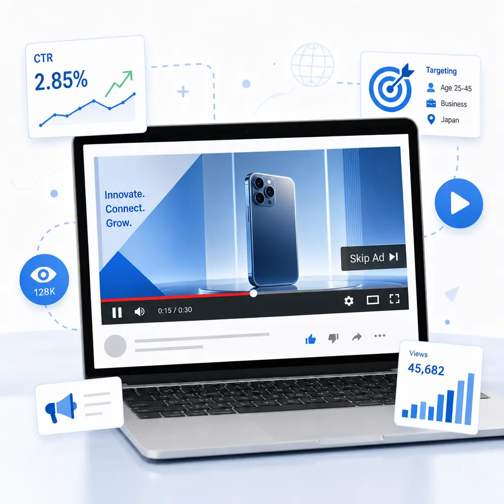 インターネット広告での動画活用イメージ